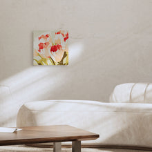 Carica l&#39;immagine nel visualizzatore di Gallery, Mini Kit da Dipingere con i Numeri 20x20cm con cornice Petali di tulipano