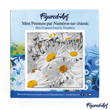 Carica l&#39;immagine nel visualizzatore di Gallery, Mini Kit da Dipingere con i Numeri 20x20cm con cornice Pretty Daisies
