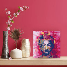 Carica l&#39;immagine nel visualizzatore di Gallery, Mini Kit da Dipingere con i Numeri 20x20cm con cornice Prezioso Buddha