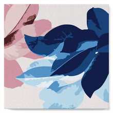Carica l&#39;immagine nel visualizzatore di Gallery, Mini Kit da Dipingere con i Numeri 20x20cm con cornice Fiori bluette