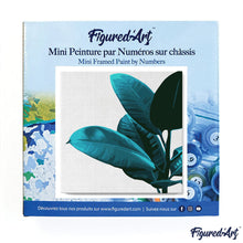 Carica l&#39;immagine nel visualizzatore di Gallery, Mini Kit da Dipingere con i Numeri 20x20cm con cornice Ficus