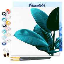 Carica l&#39;immagine nel visualizzatore di Gallery, Mini Kit da Dipingere con i Numeri 20x20cm con cornice Ficus