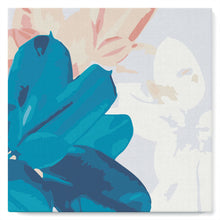 Carica l&#39;immagine nel visualizzatore di Gallery, Mini Kit da Dipingere con i Numeri 20x20cm con cornice Foglie di ficus