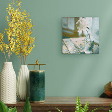 Carica l&#39;immagine nel visualizzatore di Gallery, Mini Kit da Dipingere con i Numeri 20x20cm con cornice Fiore bianco