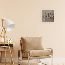 Carica l&#39;immagine nel visualizzatore di Gallery, Mini Kit da Dipingere con i Numeri 20x20cm con cornice Famiglia di zebre