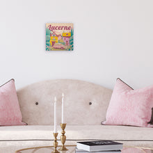 Carica l&#39;immagine nel visualizzatore di Gallery, Mini Kit da Dipingere con i Numeri 20x20cm con cornice Lucerna