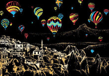 Carica l&#39;immagine nel visualizzatore di Gallery, Scratch Painting - Mongolfiere In Turchia