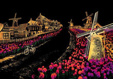 Carica l&#39;immagine nel visualizzatore di Gallery, Scratch Painting - Tulipani Olandesi