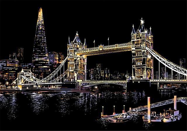 Scratch Painting - Ponte A Londra