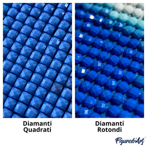 Diamond Painting - Pappagalli Blu