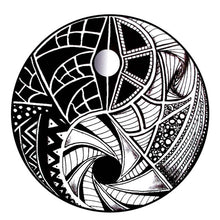 Carica l&#39;immagine nel visualizzatore di Gallery, Puzzle 2D in legno - Yin Yang 2