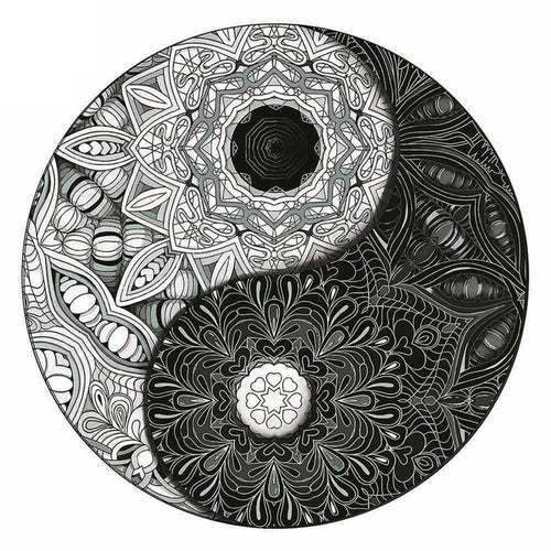 Puzzle 2D in legno - Yin Yang Zen