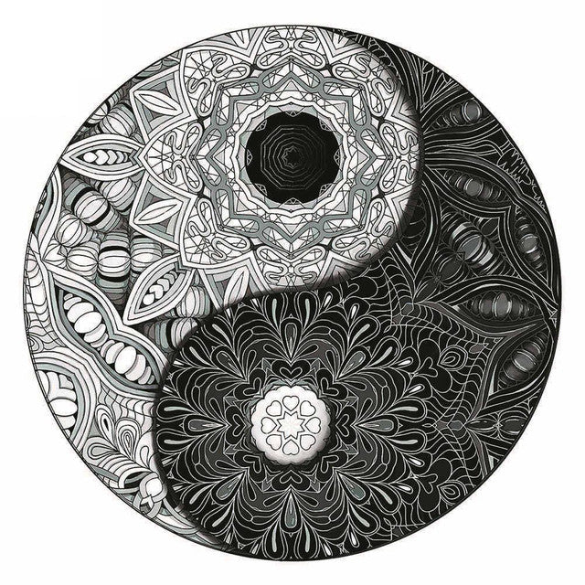 Puzzle 2D in legno - Yin Yang Zen