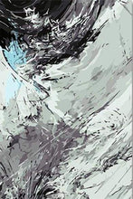 Carica l&#39;immagine nel visualizzatore di Gallery, Dipingere con i numeri - Bianco E Nero Astratto