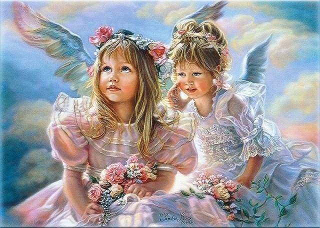 Dipingere con i numeri - Angeli