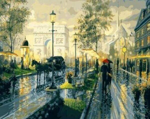 Dipingere con i numeri - Arc De Triomphe A Parigi