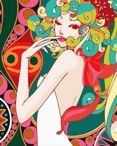 Dipingere con i numeri - Pop Art Asiatica