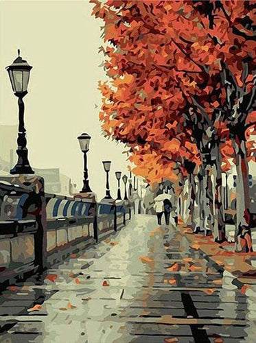 Dipingere con i numeri - I Colori Dell'Autunno A Parigi