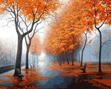 Carica l&#39;immagine nel visualizzatore di Gallery, Dipingere con i numeri - Nebbia Autunnale