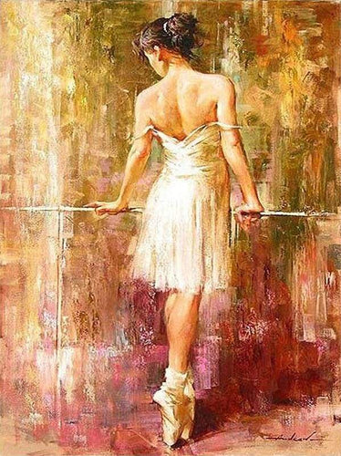 Dipingere con i numeri - Preparazione Della Ballerina