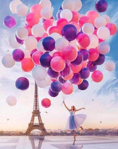 Dipingere con i numeri - Palloncini A Parigi
