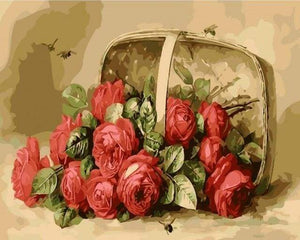 Dipingere con i numeri - Cesto Di Rose