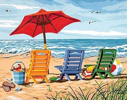 Dipingere con i numeri - Sedie Da Spiaggia
