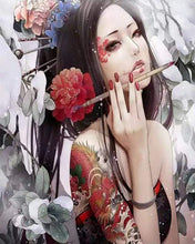 Carica l&#39;immagine nel visualizzatore di Gallery, Dipingere con i numeri - Bella Signora Asiatica