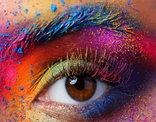 Dipingere con i numeri - Occhio Affascinante