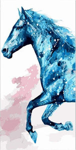 Dipingere con i numeri - Cavallo Blu