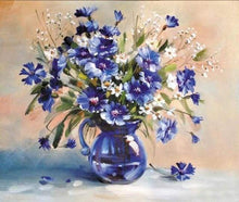 Carica l&#39;immagine nel visualizzatore di Gallery, Dipingere con i numeri - Vaso Blu Con Zaffiro