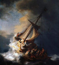 Carica l&#39;immagine nel visualizzatore di Gallery, Dipingere con i numeri - Barca Nella Tempesta