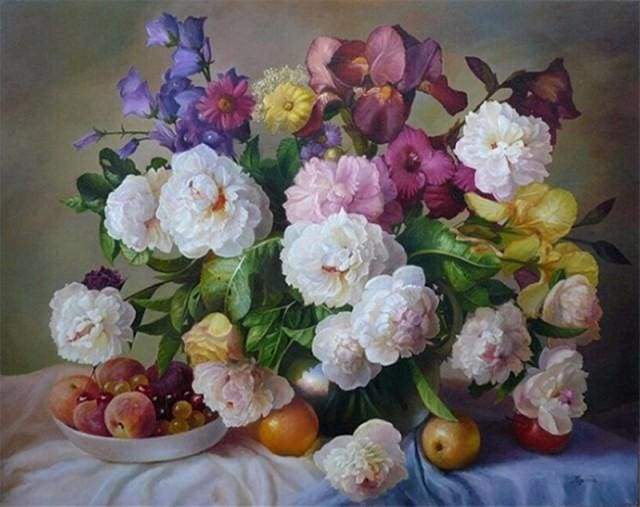 Dipingere con i numeri - Mazzo Di Fiori