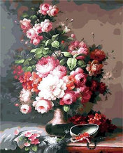 Carica l&#39;immagine nel visualizzatore di Gallery, Dipingere con i numeri - Bouquet Di Fiori Sul Tavolo
