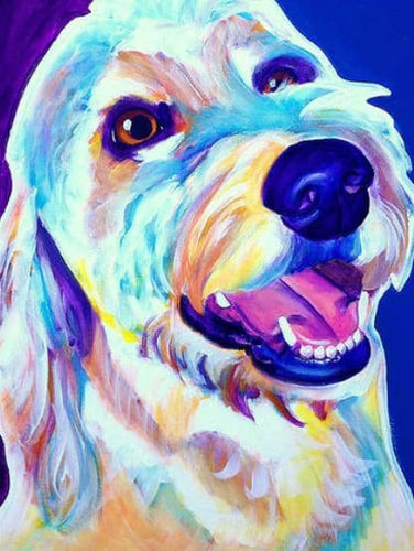 Dipingere con i numeri - Cane Luminoso