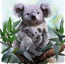 Carica l&#39;immagine nel visualizzatore di Gallery, Diamond Painting - Mamma Koala e il suo cucciolo