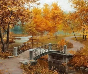 Diamond Painting - Paesaggio autunnale