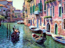 Carica l&#39;immagine nel visualizzatore di Gallery, Dipingere con i numeri - Canali Di Venezia