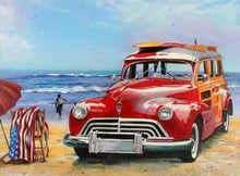 Carica l&#39;immagine nel visualizzatore di Gallery, Dipingere con i numeri - Auto In Spiaggia