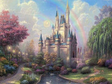 Carica l&#39;immagine nel visualizzatore di Gallery, Dipingere con i numeri - Castello E Arcobaleno