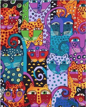 Carica l&#39;immagine nel visualizzatore di Gallery, Dipingere con i numeri - Disegno Di Gatti