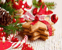 Carica l&#39;immagine nel visualizzatore di Gallery, Dipingere con i numeri - Biscotti Di Natale