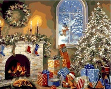 Carica l&#39;immagine nel visualizzatore di Gallery, Dipingere con i numeri - Giorno Di Natale