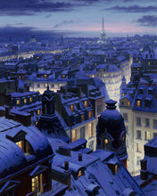 Carica l&#39;immagine nel visualizzatore di Gallery, Dipingere con i numeri Tetti di Parigi Figured&#39;Art intermedia nuovi arrivi città paesaggi
