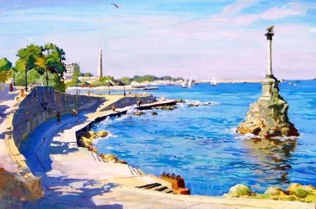 Dipingere con i numeri - Paesaggio Marittimo Costiero