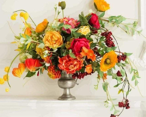 Dipingere con i numeri - Fiori Colorati