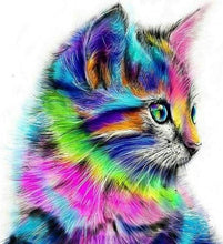 Carica l&#39;immagine nel visualizzatore di Gallery, Dipingere con i numeri - Gattino Colorato