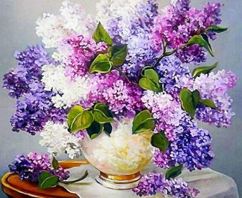 Dipingere con i numeri - Lavanda Colorata