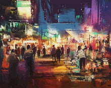 Carica l&#39;immagine nel visualizzatore di Gallery, Dipingere con i numeri - Vie Commerciali Della Città