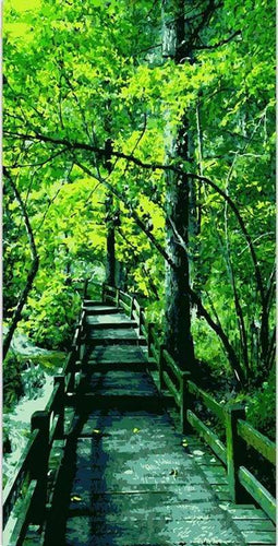 Dipingere con i numeri - Alberi Del Corridoio